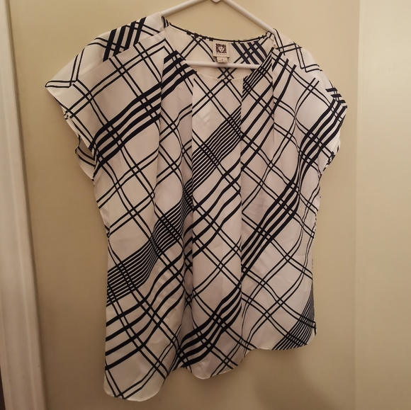 Anne Klein cute Light blouse/Shirt soft S(fitsM-L) - Picture 2 of 7